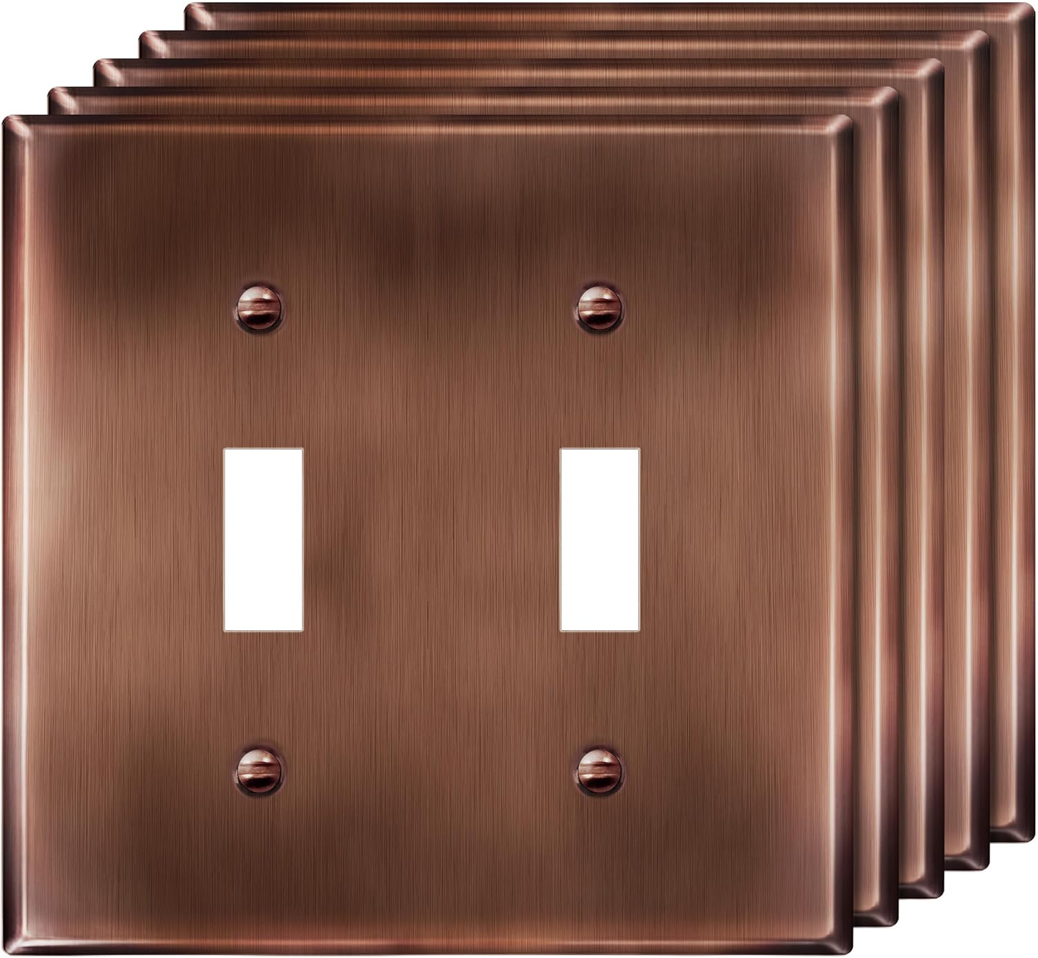 ENERLITES Double Toggle Light Switch Metal Cover Plate Review