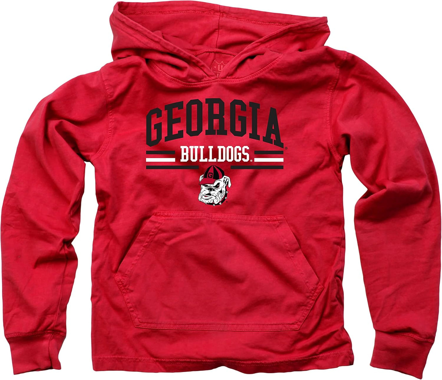 Wes and Willy Youth Boys College Team Long Sleeve Hooded T-Shirt
