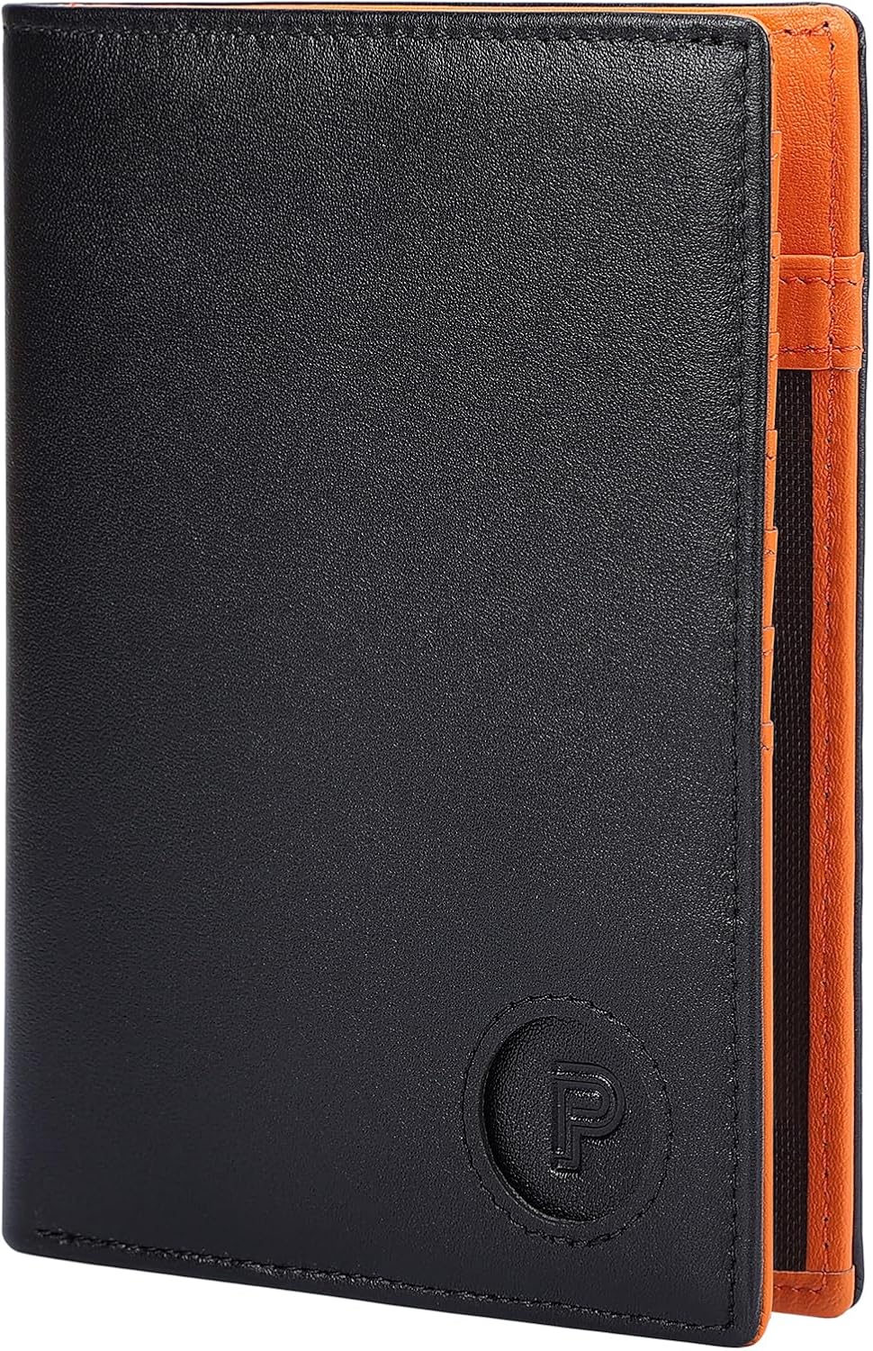Polare Luxury RFID Blocking Leather Passport Holder Travel Wallet