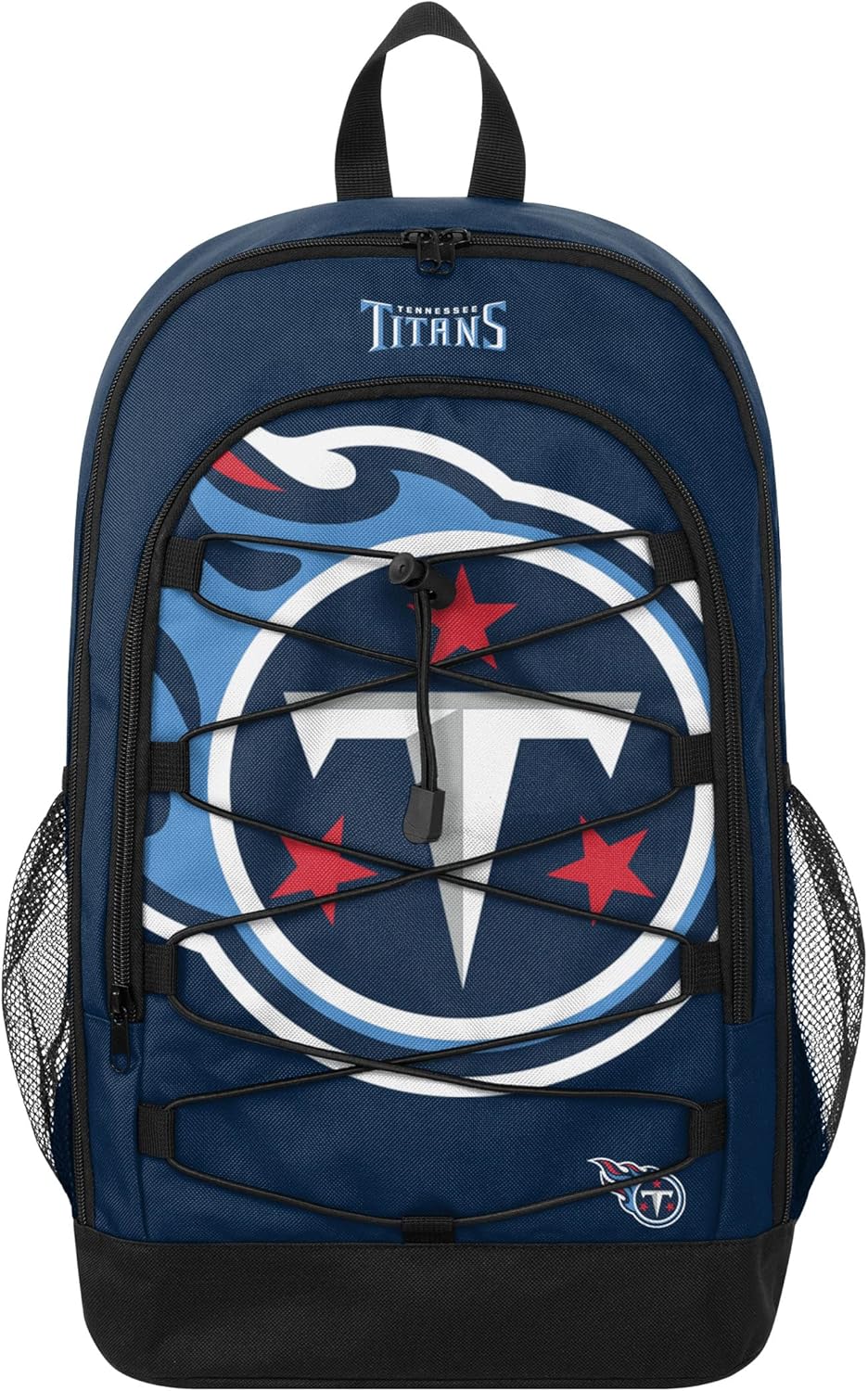 Tennessee Titans NFL Big Logo Bungee Backpack for Fans