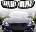 F30 Grill Front Kidney Grille Black for 2012-2018 BMW 3 Series - Gloss