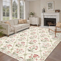 vivorug 5x7 Area Rugs - Ultra-Thin Washable Non-Slip Carpet