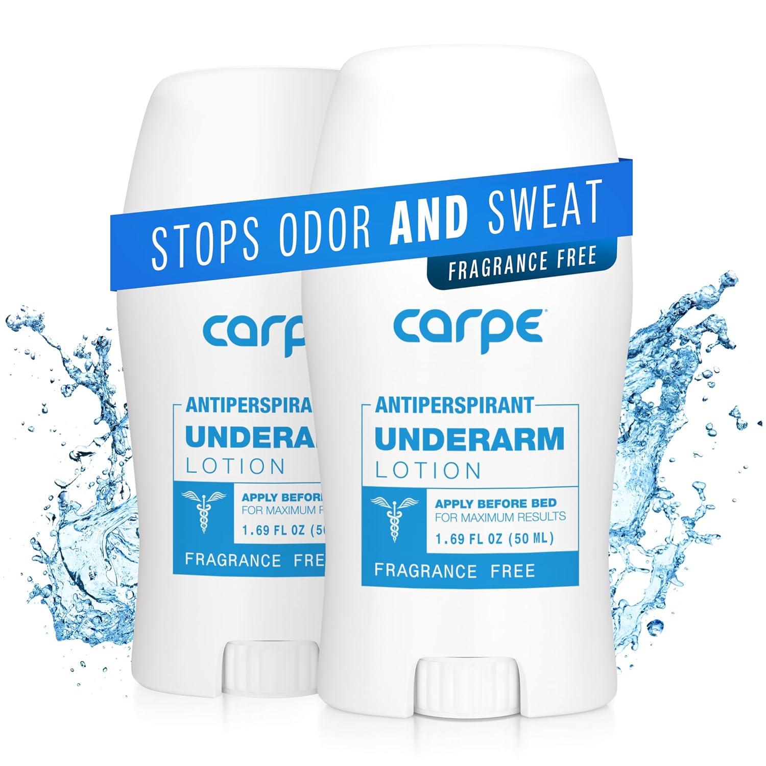 Carpe Underarm Antiperspirant Deodorant for Extreme Sweating