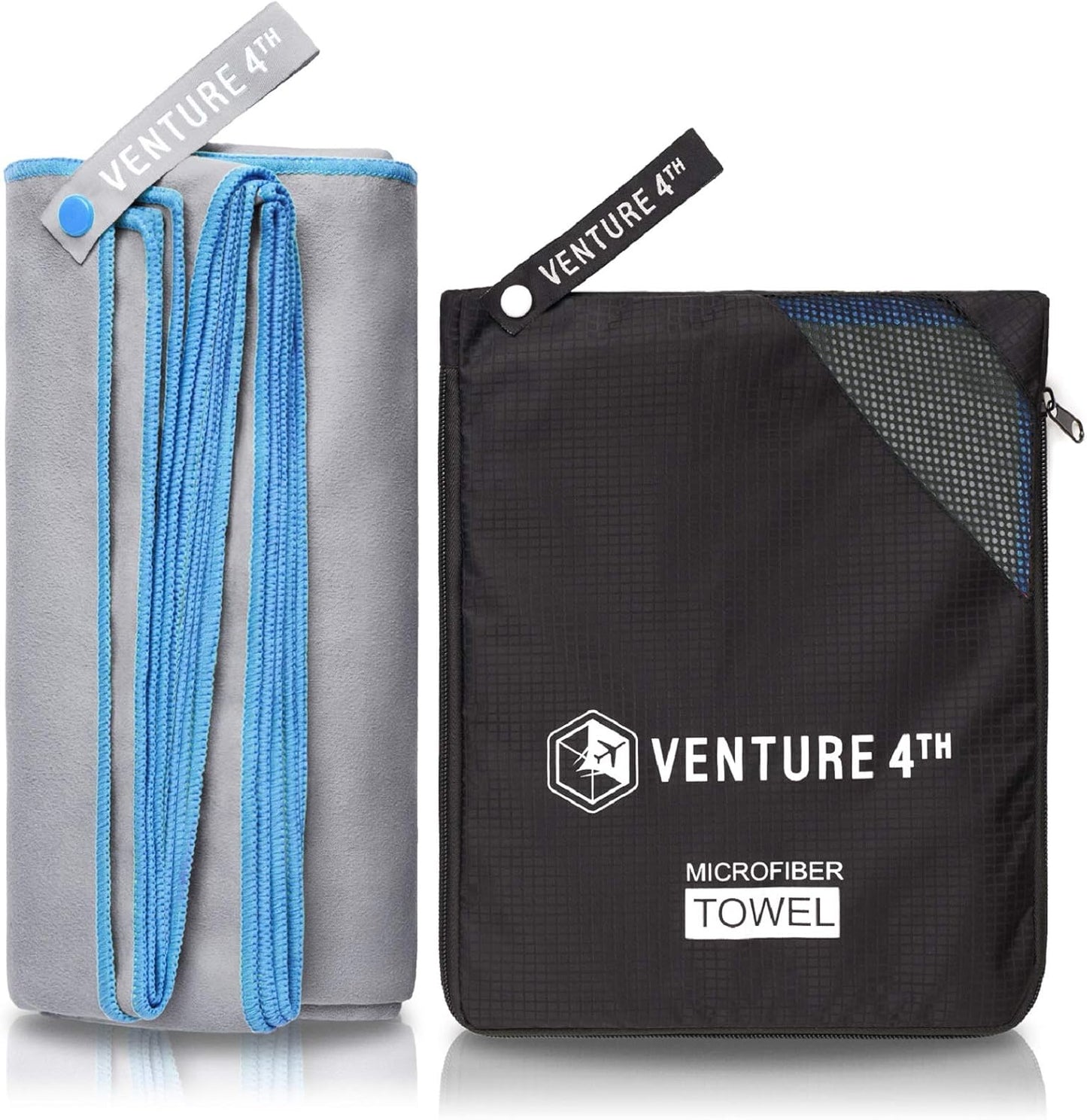 VENTURE 4TH Quick Dry Microfiber Towel - Ultra Soft & Fast Drying - Ideal for Travel