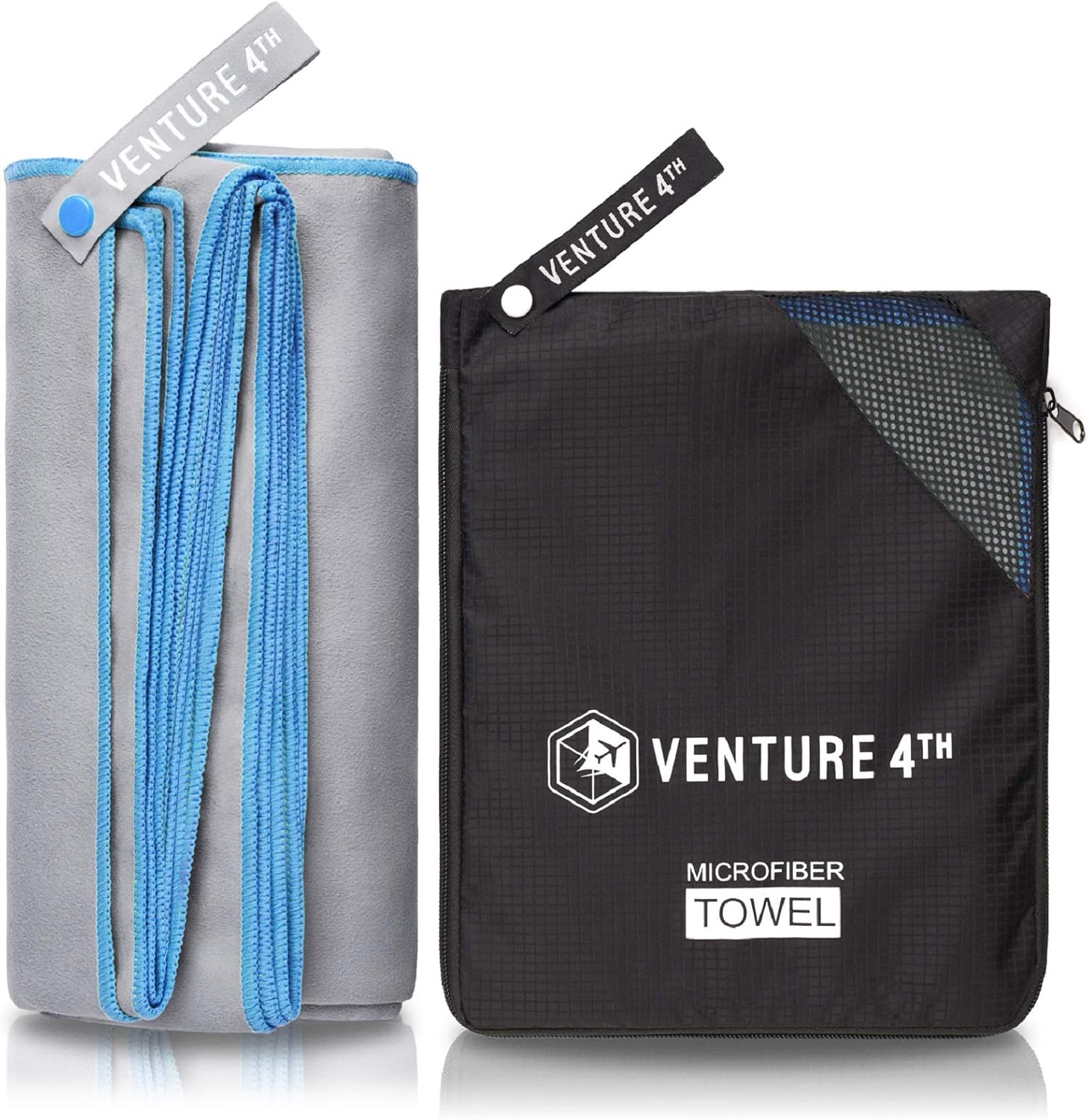 VENTURE 4TH Quick Dry Microfiber Towel - Ultra Soft & Fast Drying - Ideal for Travel