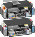 Desk Organizer and Accessories 2-Tier Monitor Stand Riser - Space