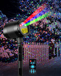 Mini Christmas Laser Projector - 3 Color Moving Firefly Lights