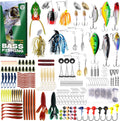 322-Piece Fishing Lures Kit for Bass and Trout - Complete Tackle Set