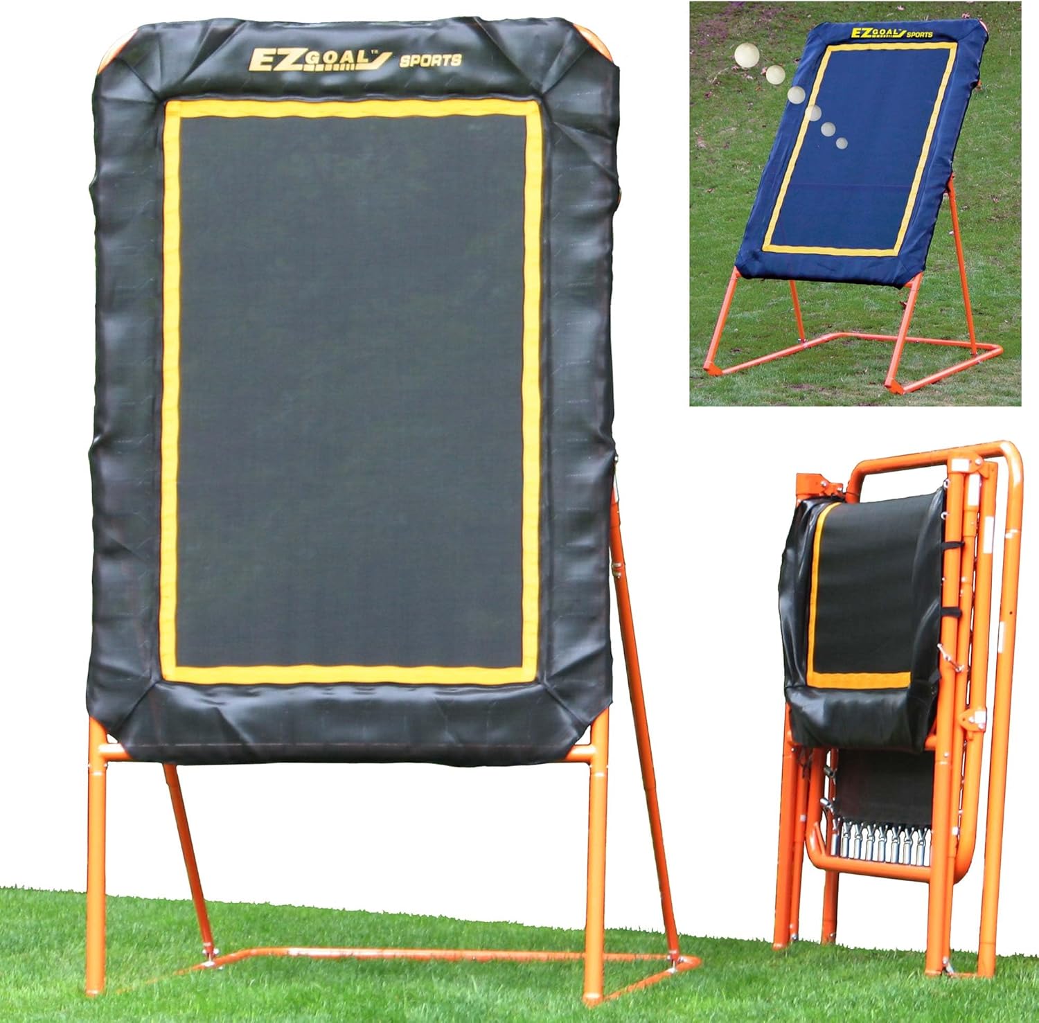 EZGoal Professional Folding Lacrosse Rebounder for All Levels