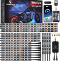 20PCS Motorcycle LED Light Kit with Brake Light Turn Signal - Dual