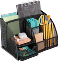 MaxGear Office Desk Organizer 6-Compartment Pen Holder - Compact Desk