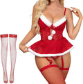 Alrovetoney Women Lingerie Set: Naughty Lace Bodysuit