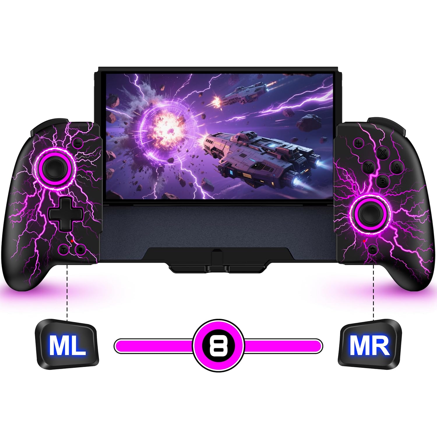 Hall Effect Joystick Switch Controller for Nintendo Switch OLED