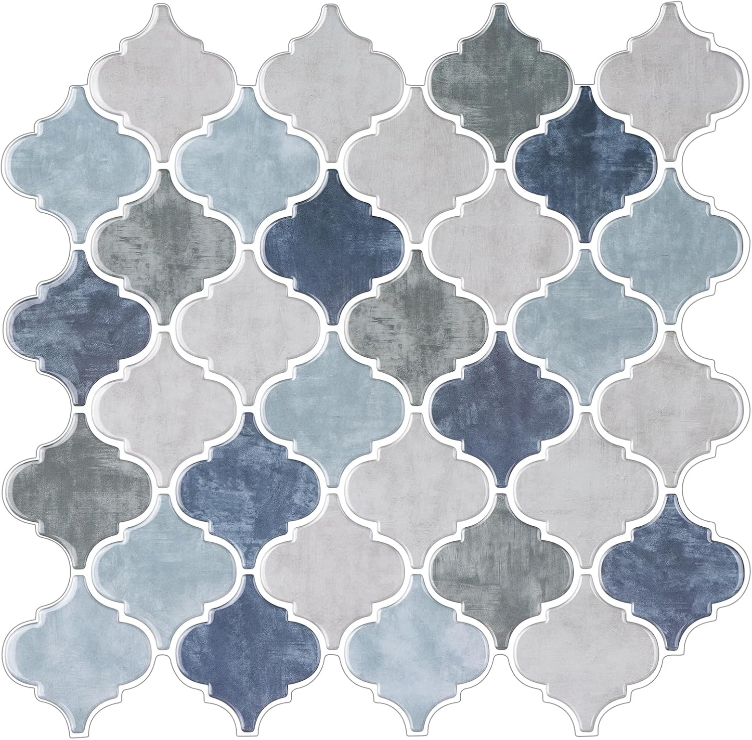 Arabesque Peel and Stick Backsplash for Kitchen and Bathroom