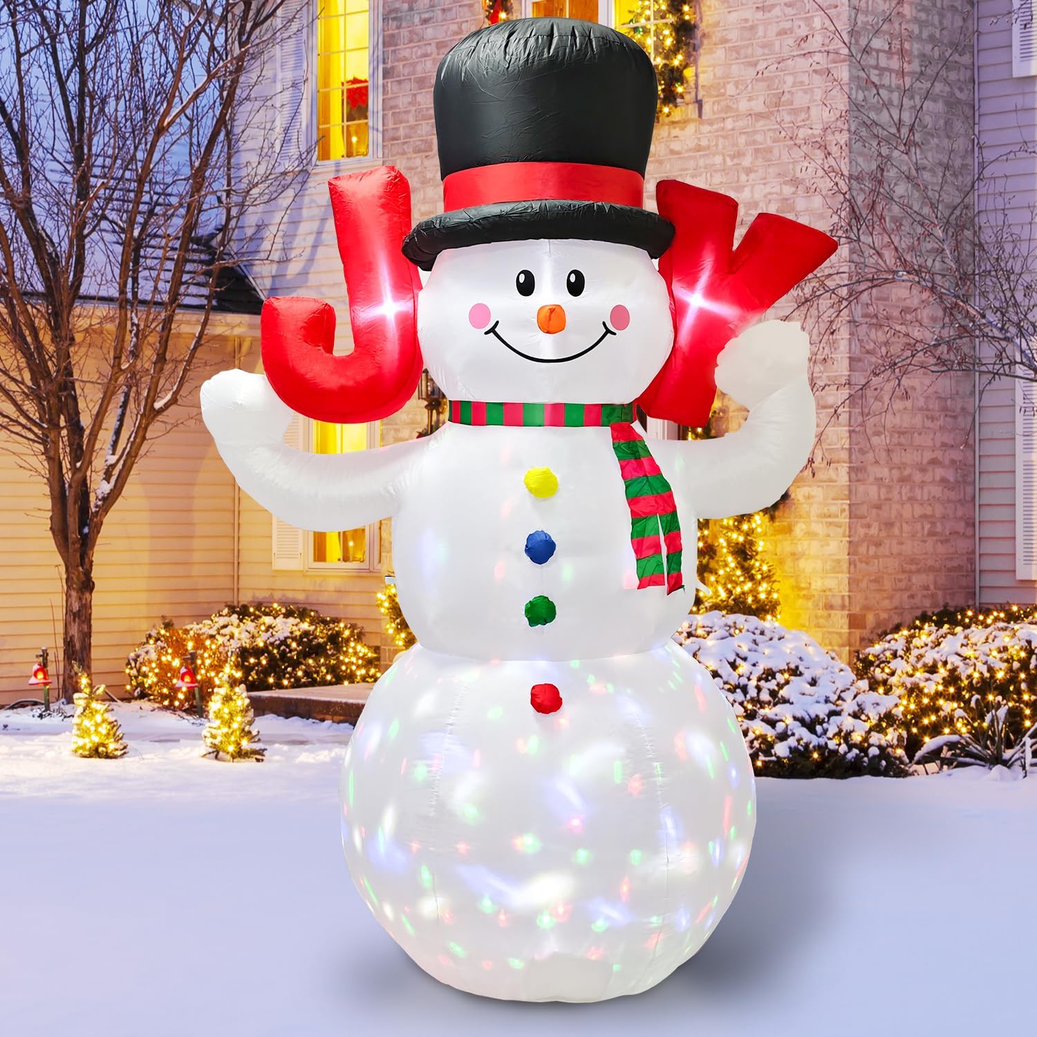 7.8ft Christmas Inflatables Outdoor Decorations for Festive Cheer
