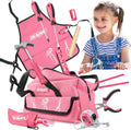 Hi-Spec 18pc Pink Kids Tool Kit Set - Real Tools for Young DIYers