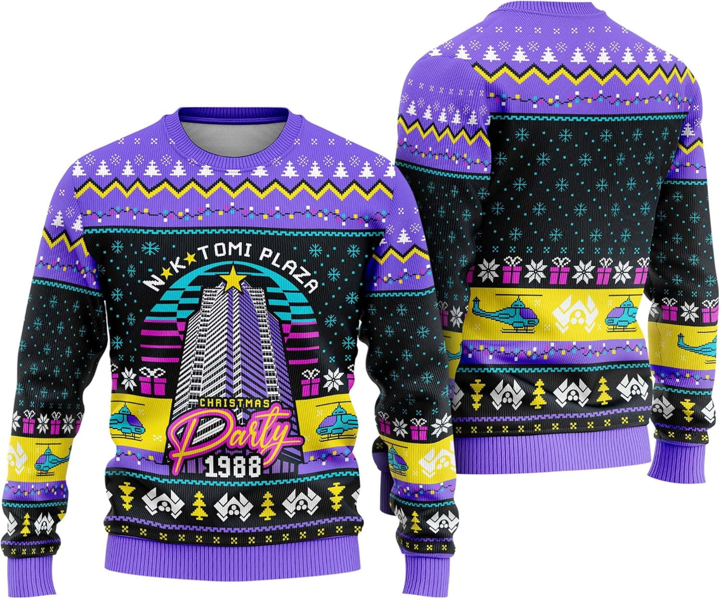 Christmas Party 1988 Ugly Sweater for Women and Men Fun Style