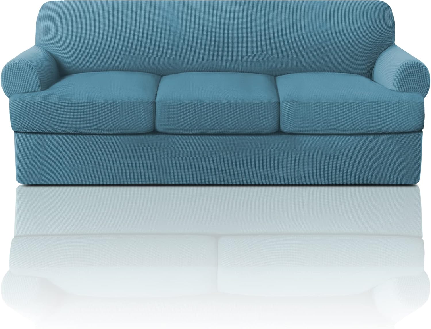 PrinceDeco T Cushion Sofa Slipcover for Couch, Soft & Washable