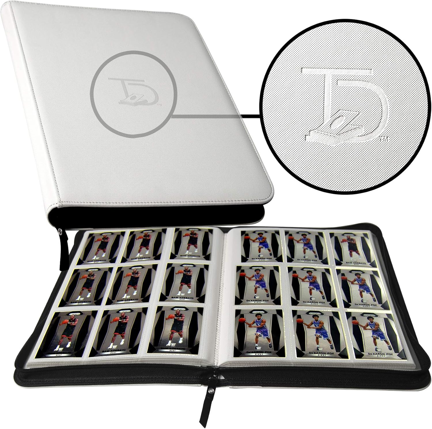 TopDeck 500 Card Ringless Zip Binder Pro for TCG Storage