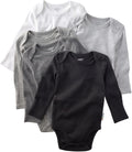 Blake 5-Pack Long Sleeve Bodysuits 100% Organic Cotton (Style ZZS9)