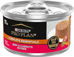Purina Pro Plan Grain Free Wet Cat Food Pate with Beef & Carrots