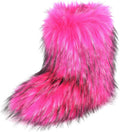 Fashion Fur Boots Flat Heel Comfy Plush Warm Snow Booties - Cozy fluff