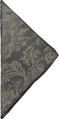 Ultimate Textile Miranda Damask Pewter Cloth Napkins - Set of 60