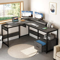YITAHOME 65 L-Shaped Lift Top Standing Desk