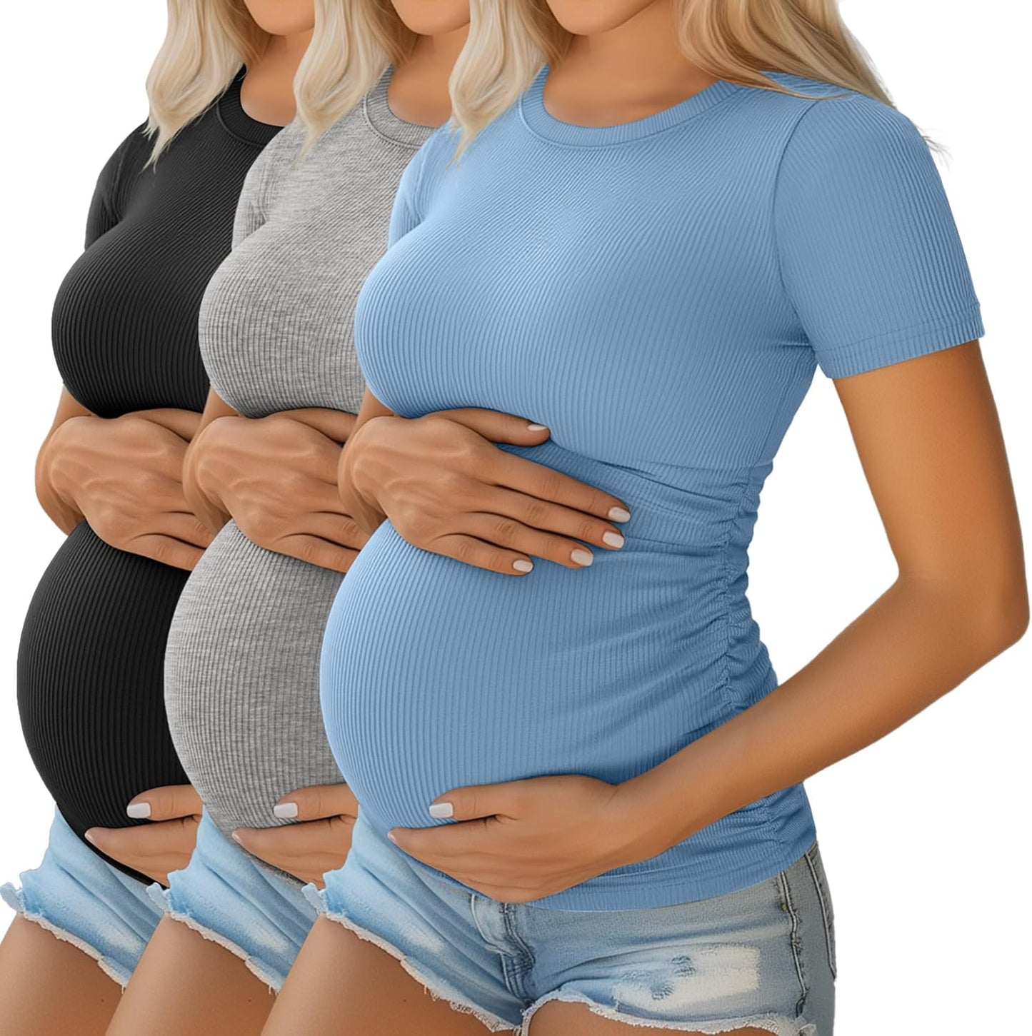 Comfortable Women's Maternity Shirts for Stylish Pregnancy Wear