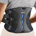 Lower Back Brace for Women Men (Black, Large) - Medical Grade Lumbar