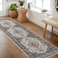 Lahome Oriental Hallway Runner Rug 2.5x8 - Soft Washable Non Slip