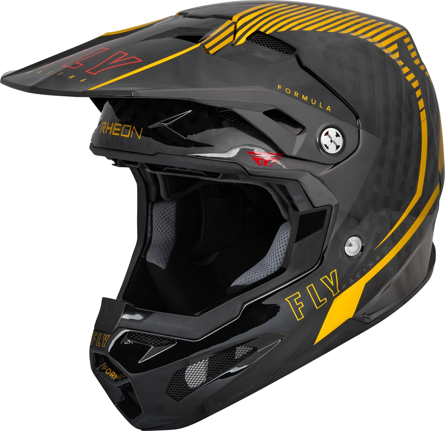 Fly Racing Formula Carbon Helmet - Gold/Black, Large