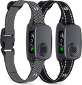 Bark Collar 2 Pack for Large Medium Dogs - Adjustable Beep & Vibration