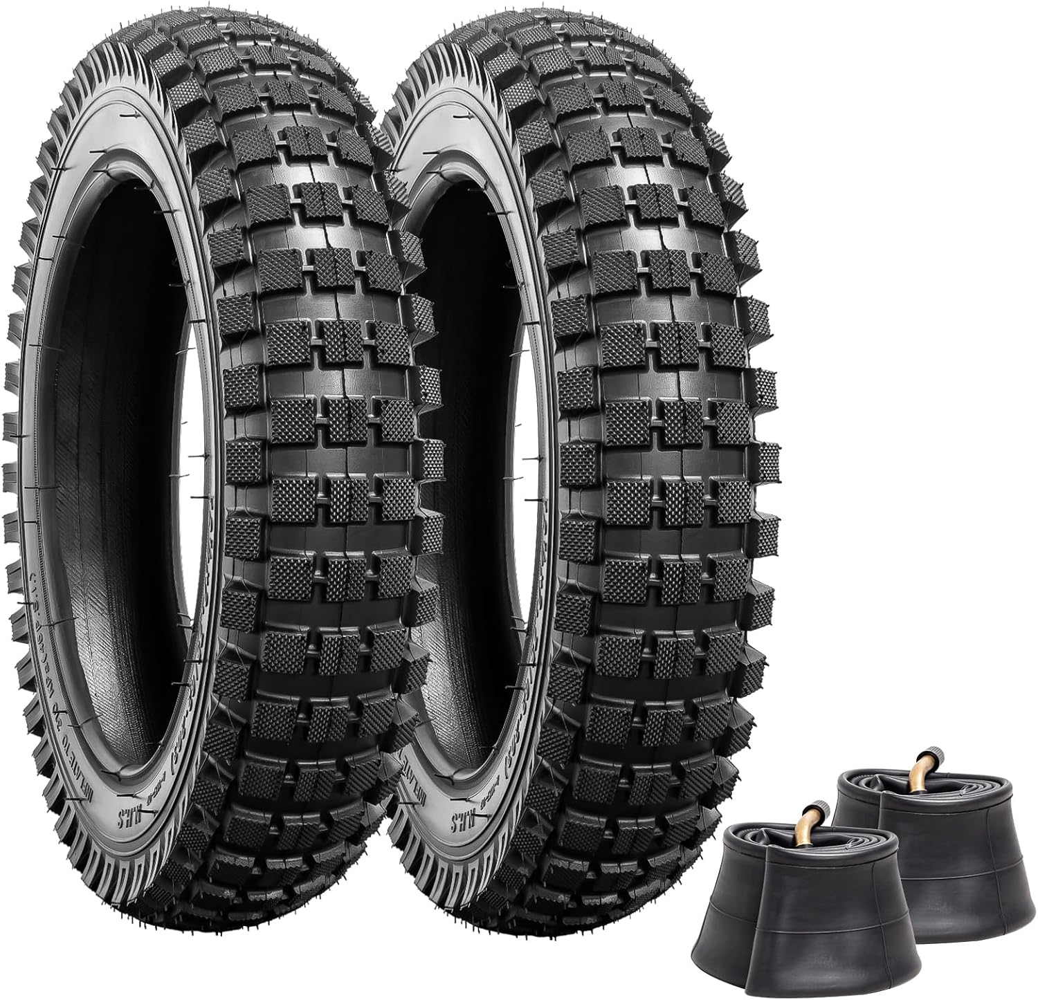 12.5x2.75 Replacement Knobby Tire and Inner Tube for Scooters
