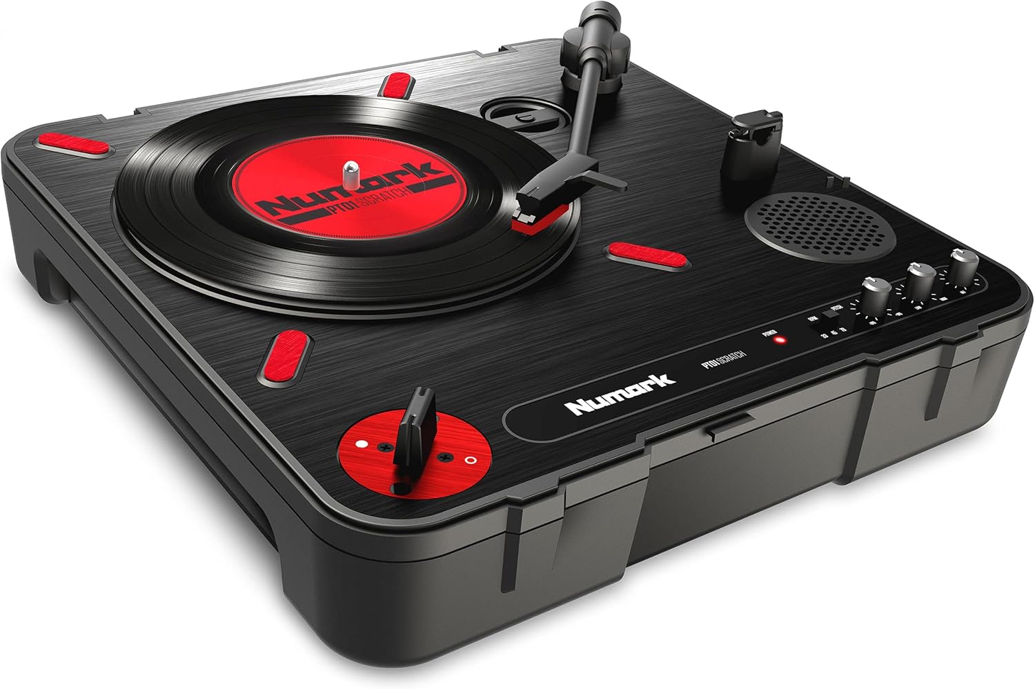 Numark PT01 Scratch DJ Turntable for Portablists with Speaker