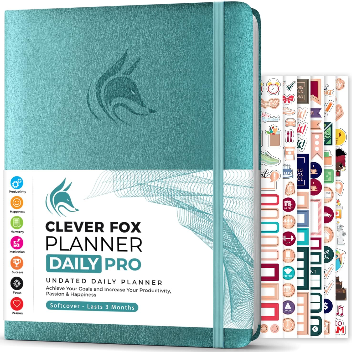 Clever Fox Planner Daily PRO - A4 Size Daily Life Planner