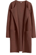Womens Cardigan Sweater Open Front Long Coatigan - Size Inclusive Fit