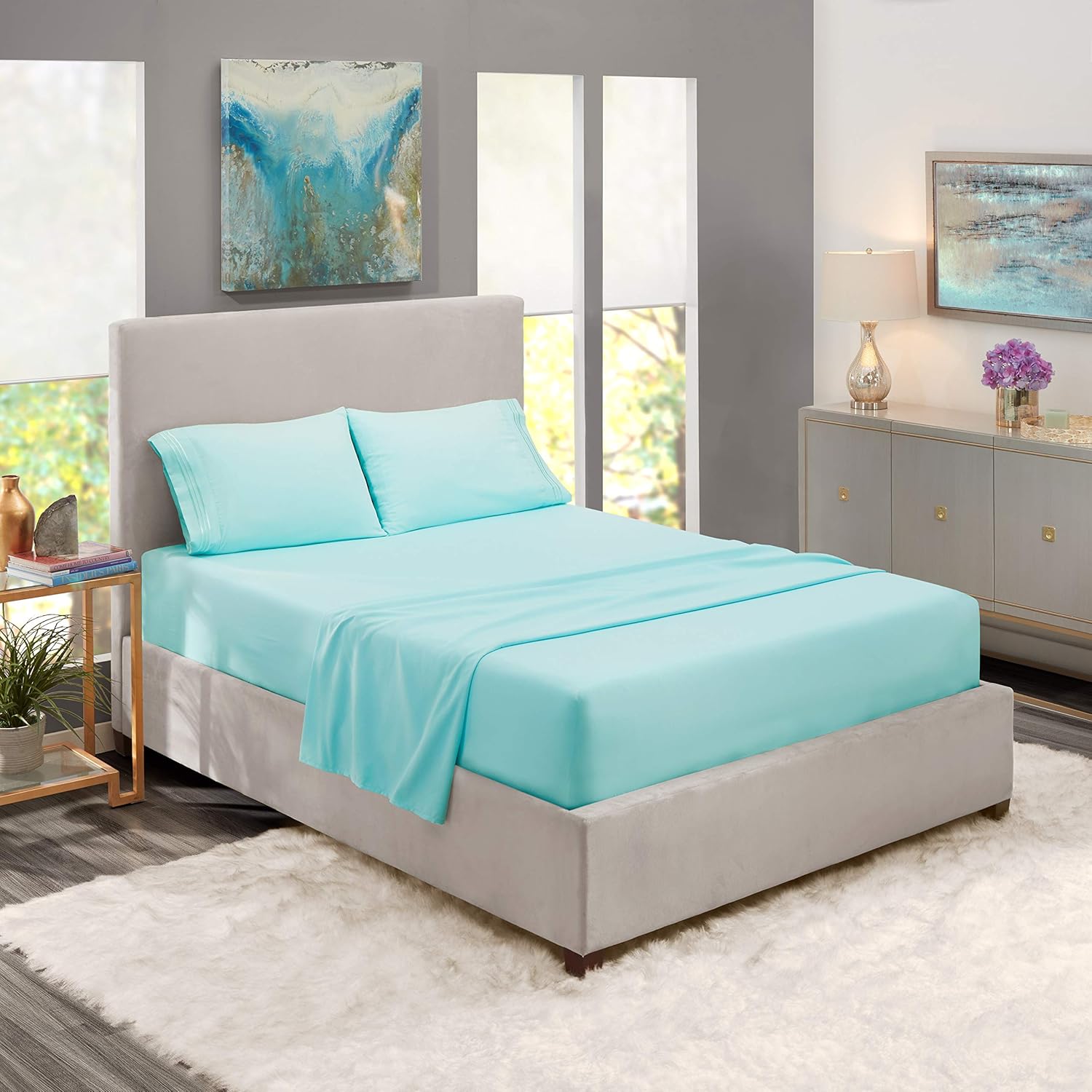 Nestl Full XL Sheet Set - Luxury 1800 Ultra-Soft Microfiber
