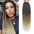 NAYOO Small Crochet Hair Senegalese Twist 18 in Ombre Crochet Braids
