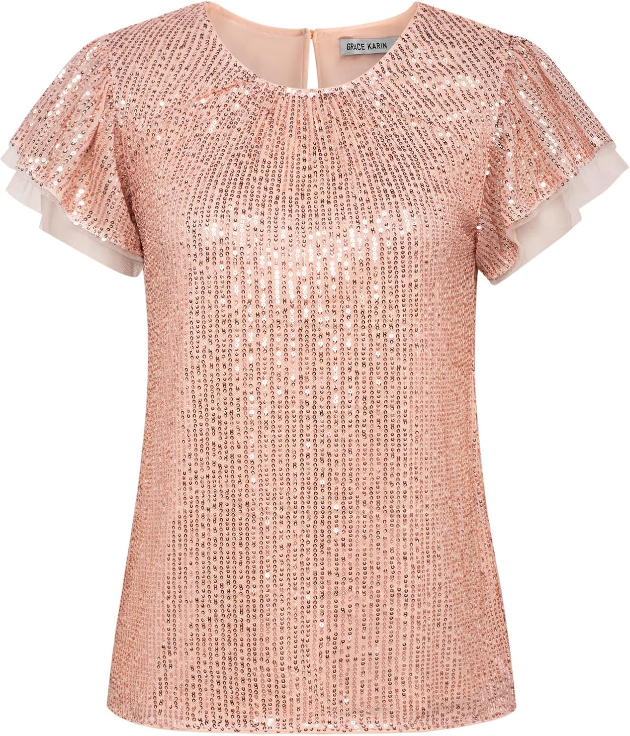 Sparkly Sequin Tops for Women - Dressy Glitter Blouses