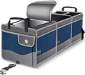 Trunk Organizer with Cooler and Removable Divider - Large Capacity