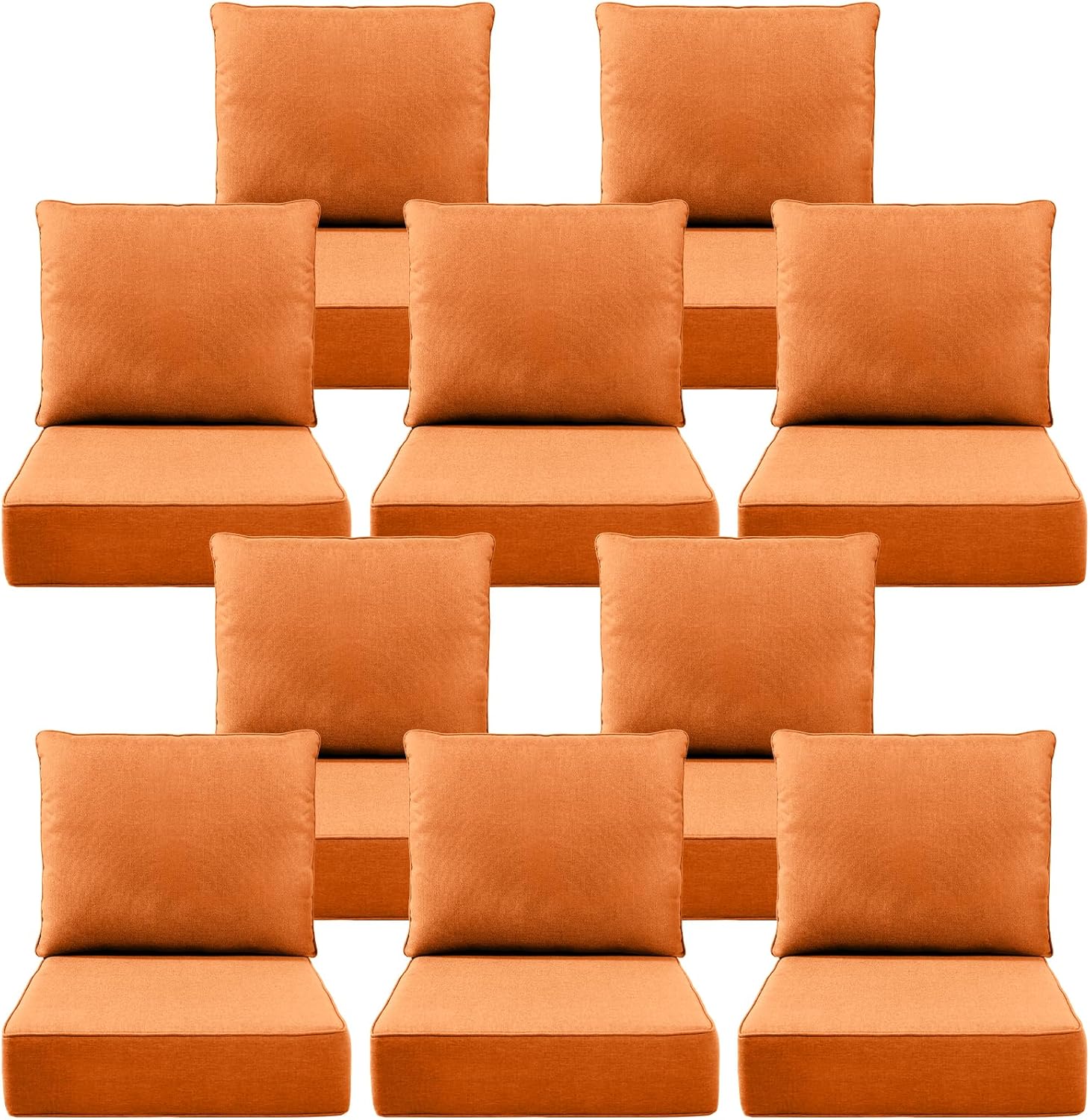 Luxury 24x24x6 Outdoor Cushions for Patio Furniture Set