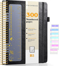Spiral Notebook Journal with 300 Numbered Pages - Durable B5 Writing