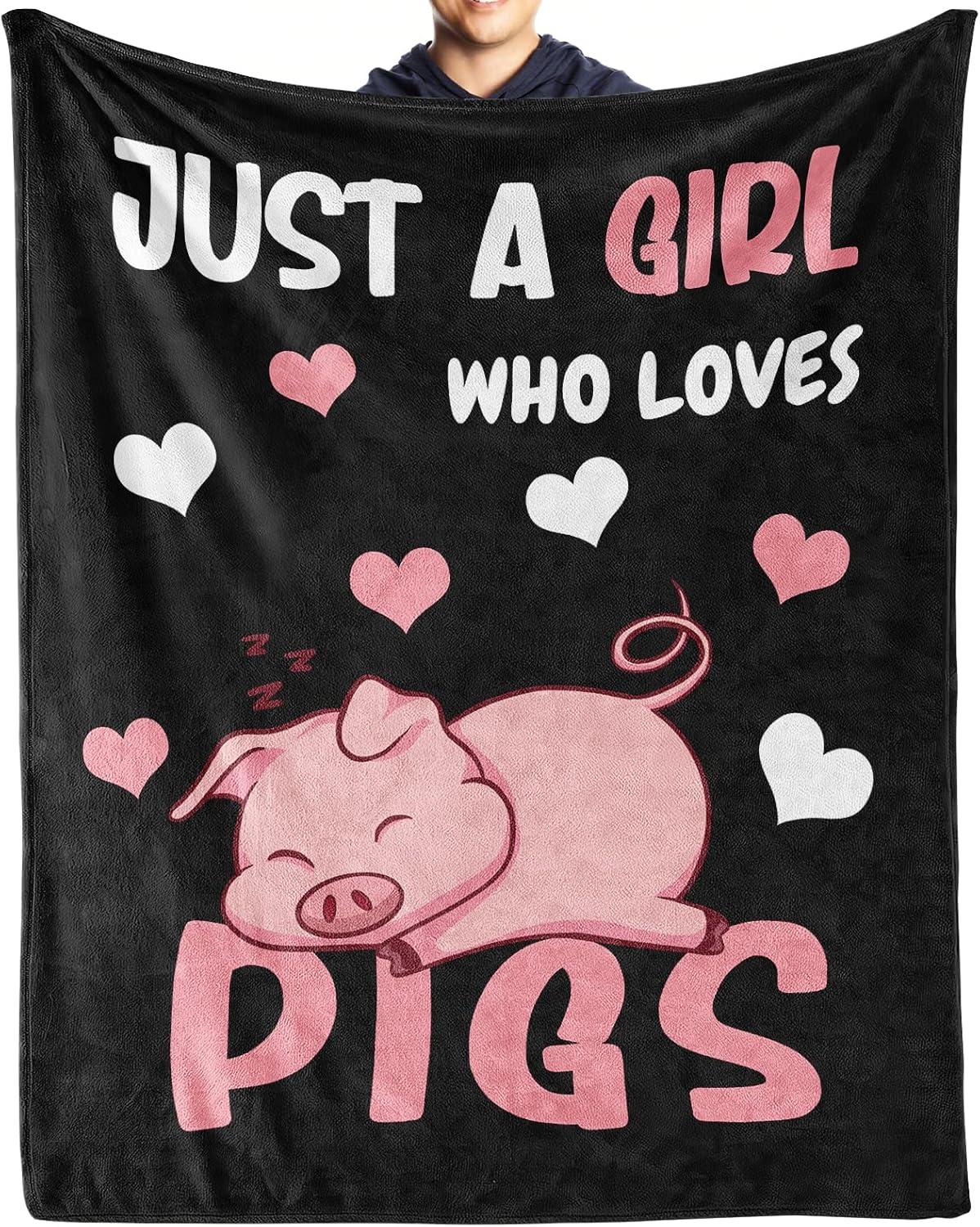 Pig Blanket Gifts for All Ages - Soft Flannel Fleece Throw
