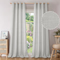 120 in Curtains Extra Long Linen Look Drapes - Light Filtering