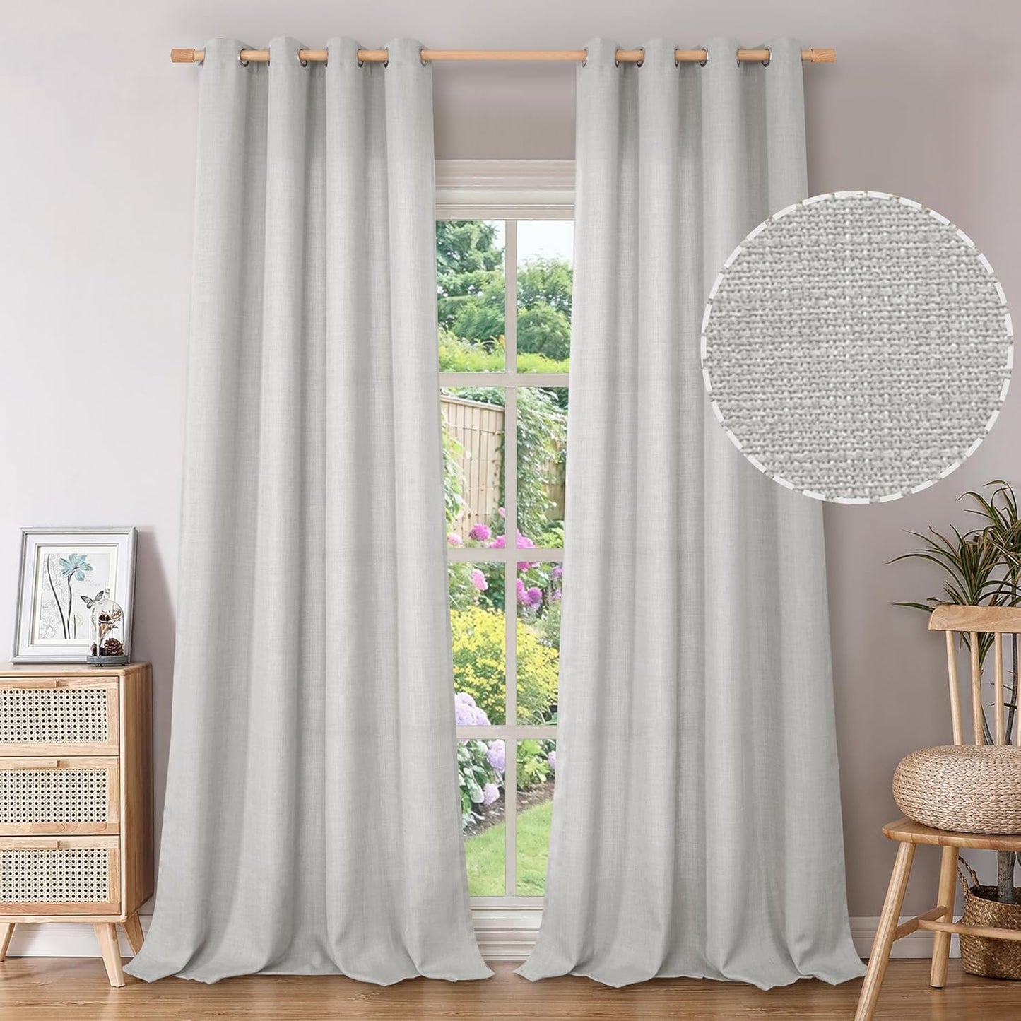 BGment 120 Inch Curtains for High Ceilings and Living Rooms