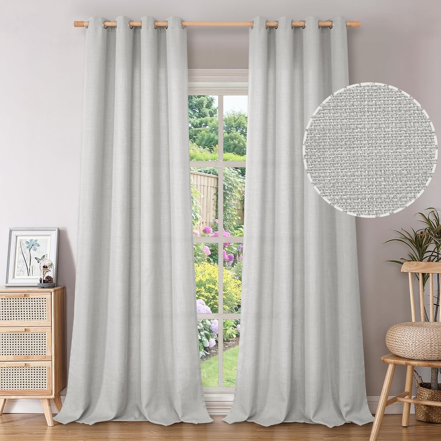 BGment 120 Inch Curtains for High Ceilings and Living Rooms