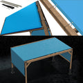 Pergola Sun Shade Canopy 11ft W x 30ft L Blue - Waterproof Replacement