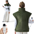 Heating Pad for Neck and Shoulders and Back - Extra Large Dark Green