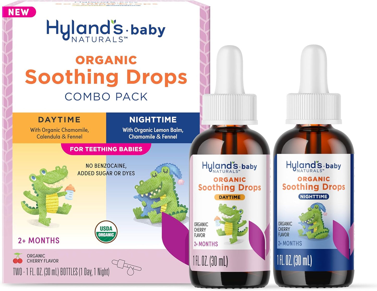 Hyland's Baby Organic Soothing Drops Combo Pack
